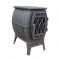 Печь-камин отопительно-варочная «Бахта», цвет серый