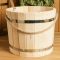 Ведро из липы, 10л, нержавеющий обруч, ручка-веревка, "Добропаровъ"