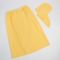 Набор для бани Spa day жен.парео 80х150±4 см, чалма, 100% хл., ваф.полотно, жёлтый