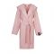 Халат вафельный с капюшоном «Селеста», размер L, цвет розовый