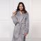 Халат женский, размер S, цвет серый