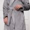 Халат женский, размер S, цвет серый