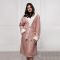 Халат женский, размер S, цвет розовый