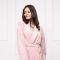 Халат женский, размер M, цвет розовый