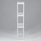 Стеллаж деревянный "Альфа", белый 64х28х159 см