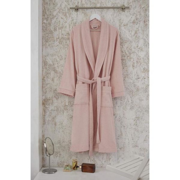 Халат махровый OREGON, размер 2XL, цвет пудровый Халат махровый OREGON, размер 2XL, цвет пудровый