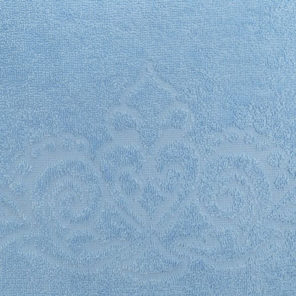 Полотенце махровое «Romance» цвет голубой, 70х130, 320 гр.