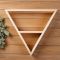 Полка "Треугольник" из СОСНЫ, 50х9,5х43см
