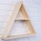 Полка "Треугольник" из СОСНЫ, 50х9,5х43см