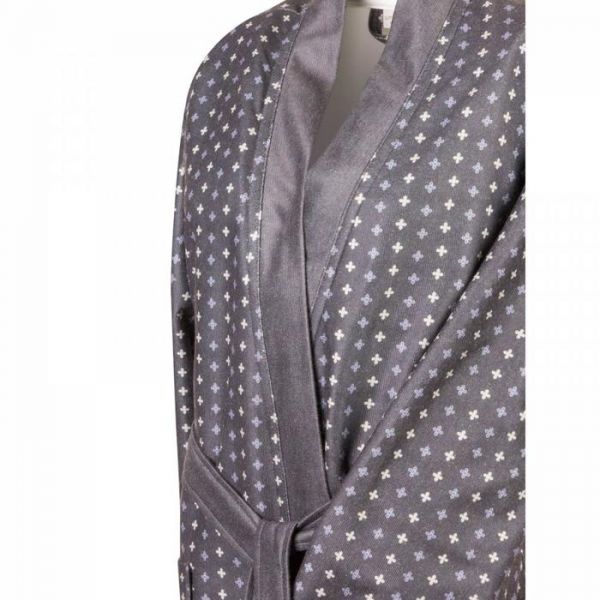 Мужской халат «Бугатти», размер S, цвет серый