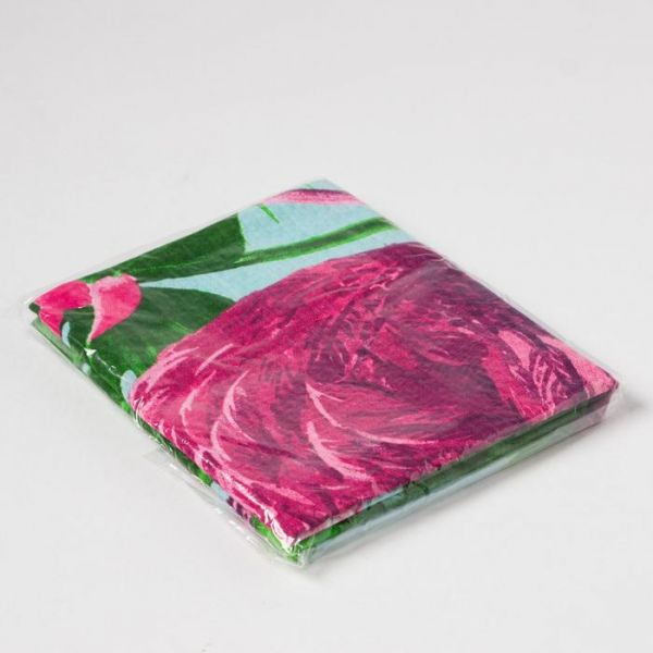 Полотенце «Фламинго», 60 х 146 см, 160 г/м2, хлопок 100 %