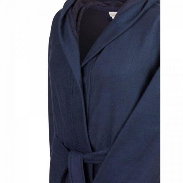 Мужской халат с капюшоном «Марвин», размер L, цвет синий
