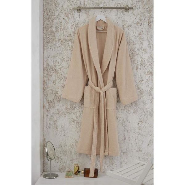 Халат махровый OREGON, размер M, цвет бежевый Халат махровый OREGON, размер M, цвет бежевый