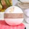 Бомбочка для ванн L'Cosmetics «Козье молоко» с пеной, 130 г