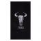 Полотенце махровое Этель "Знаки зодиака: Телец" чёрный, 67х130 см, 420 гр/м2, 100% хлопок