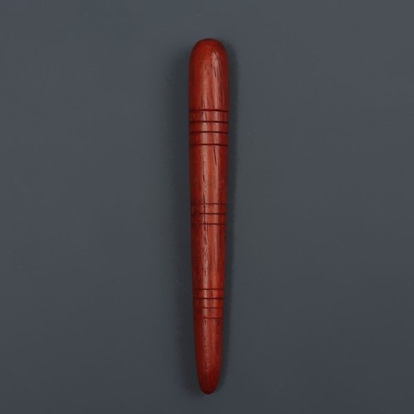 Массажёр «Скалка», деревянный, универсальный, 13,7 х 1,5 см, цвет «красное дерево»