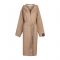 Халат вафельный с капюшоном «Наоми», размер L, цвет кофе