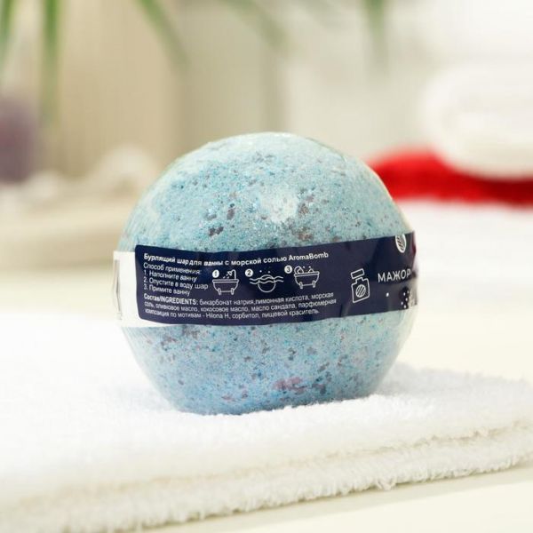 Бомбочка для ванн Aroma Soap «Мажор», 160 г