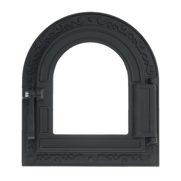 Дверка топочная герметичная «Очаг» ДТГ-10С, 32,5х36,5х11,5 см, со стеклом, термошнур
