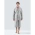 Халат махровый, Leon, размер 2XL, цвет серый