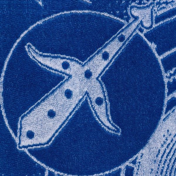 Полотенце махровое Этель "Знаки зодиака: Стрелец" синий, 67х130 см, 100% хлопок, 420гр/м2