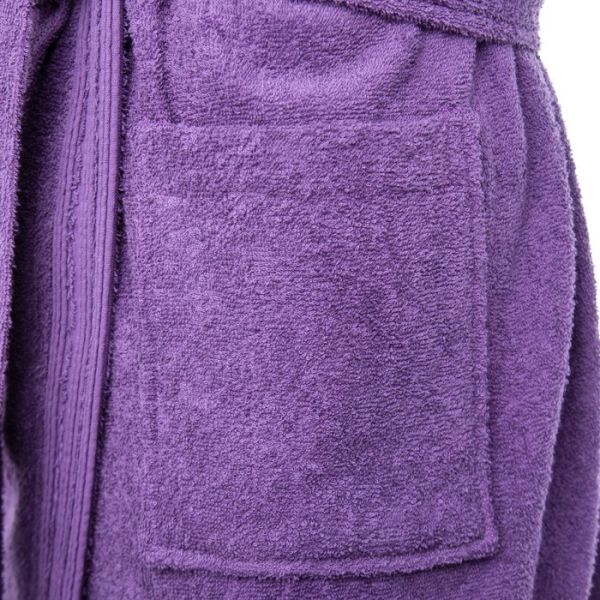 Халат махровый LoveLife "Royal" цвет светло-фиолетовый размер 46-48 (М) 100% хлопок, 330 гр/м2