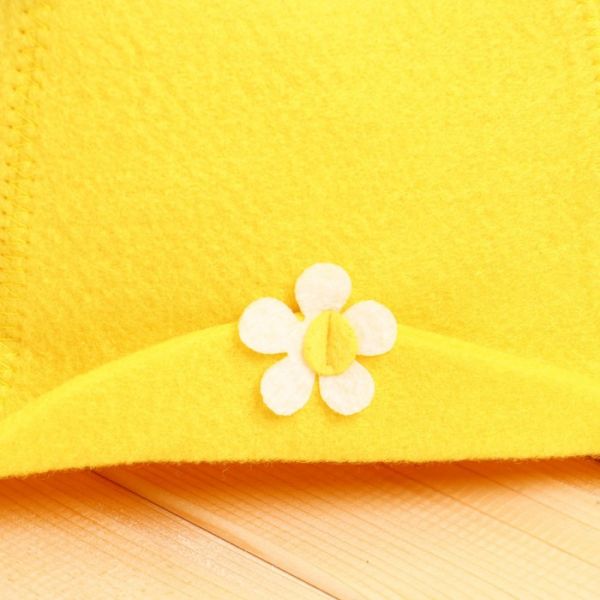 Набор банный женский "Лимончик" (шапка+рукавица+коврик)