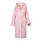 Халат вафельный с капюшоном «Наоми», размер L, цвет пудровый