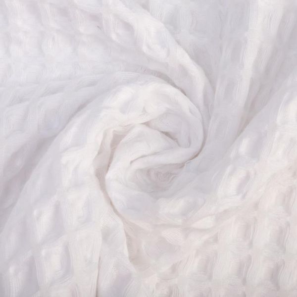 Халат вафельный женский удлинённый Этель "Boho" размер 50-52, цвет белый, 100% хлопок, 290 г/м2