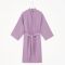 Халат вафельный женский удлинённый Этель "Boho" размер 46-48, цвет сиреневый, 100% хлопок, 290 г/м2