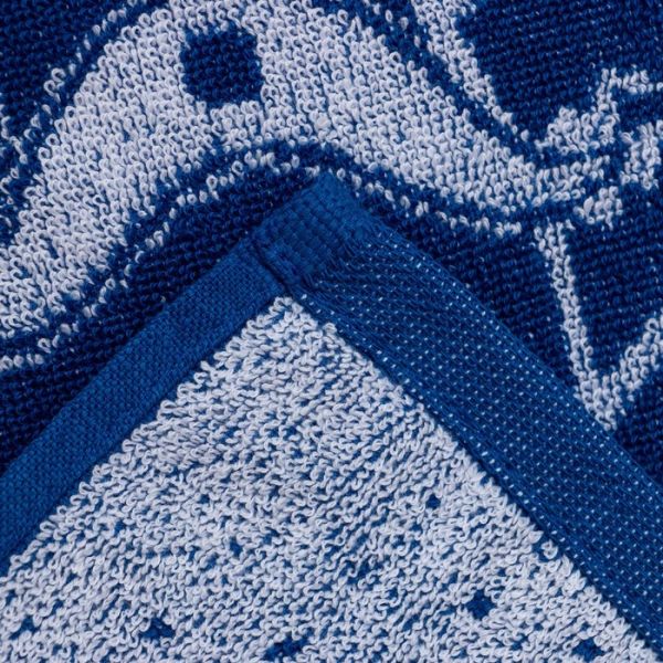 Полотенце махровое Этель "Знаки зодиака: Водолей" синий, 67х130 см, 100% хлопок, 420гр/м2