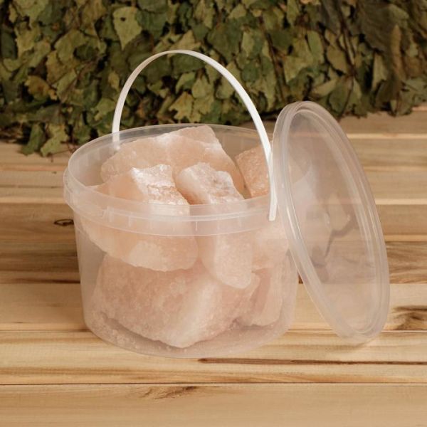 Колотая розовая гималайская соль, 50-120 мм, ведро 2,5 кг