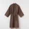 Халат вафельный женский удлинённый Этель "Boho" размер 54-56, цвет мокко, 100% хлопок, 290 г/м2