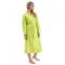 Халат вафельный женский удлинённый Экономь и Я размер 50-52, цвет салатовый, 100% хлопок, 200г/м2
