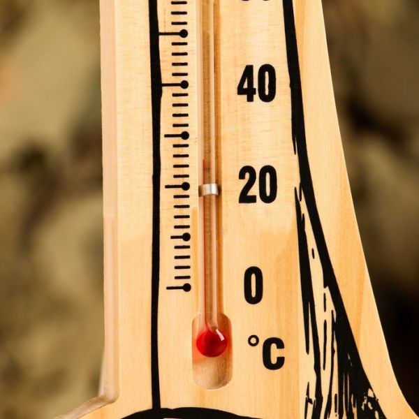 Термометр-гигрометр "Ковш", деревянный
