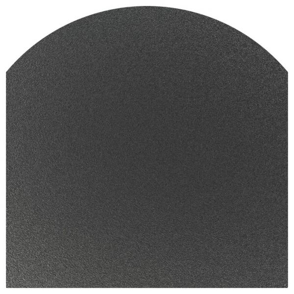 Лист притопочный прямой-радиус, чёрный, сталь 1,5 мм, 100 х 100 см