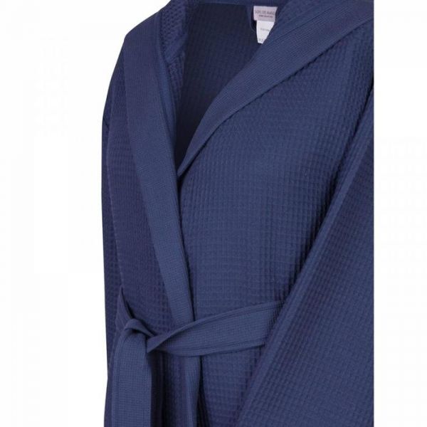 Мужской халат с капюшоном «Гамлет», размер S, цвет синий