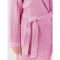 Халат вафельный розовый, размер 44-46