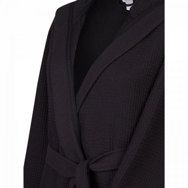 Мужской халат с капюшоном «Гамлет», размер L, цвет чёрный
