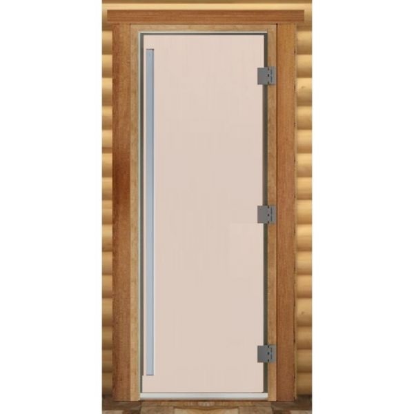 Дверь «Престиж», размер коробки 200 ? 80 см, правая, цвет сатин