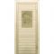 Дверь для бани со стеклом (40*60), "Банные радости-2", сатин, 170х70см, коробка из осины