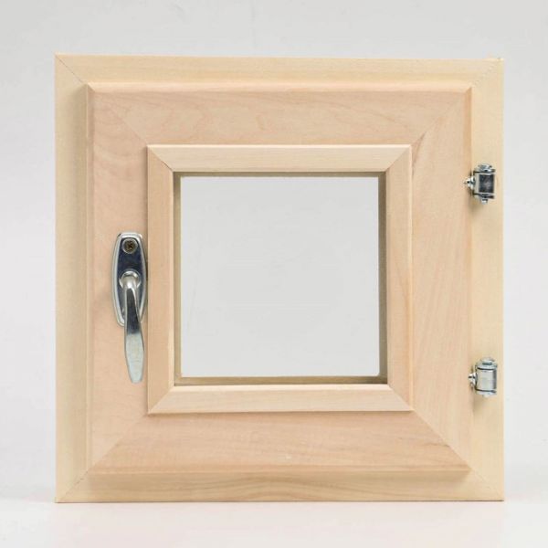 Окно - форточка 30х30 см прозрачный стеклопакет ЛИПА