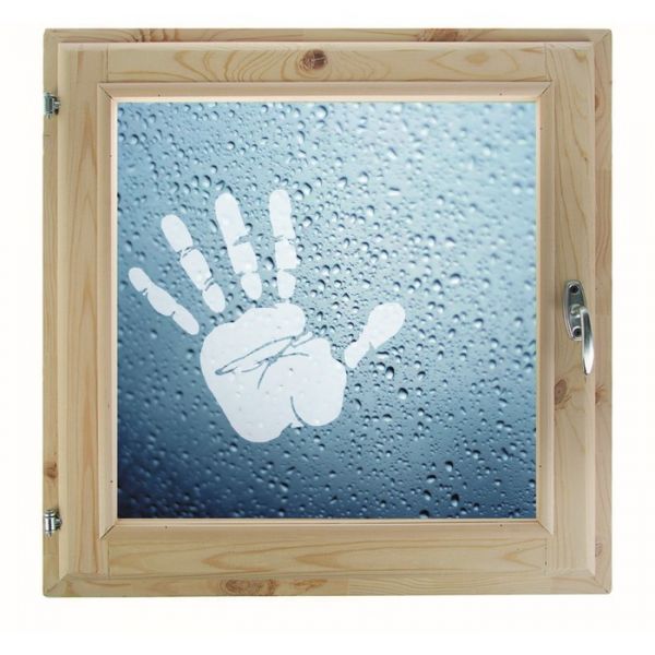 Окно, 50х50см, "Рука", однокамерный стеклопакет