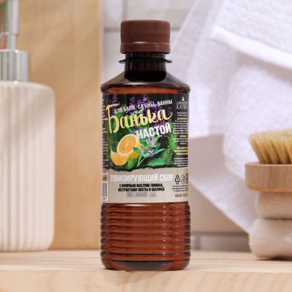 Настой для бани "Тонизирующий", 250 мл. Настой для бани "Тонизирующий", 250 мл.