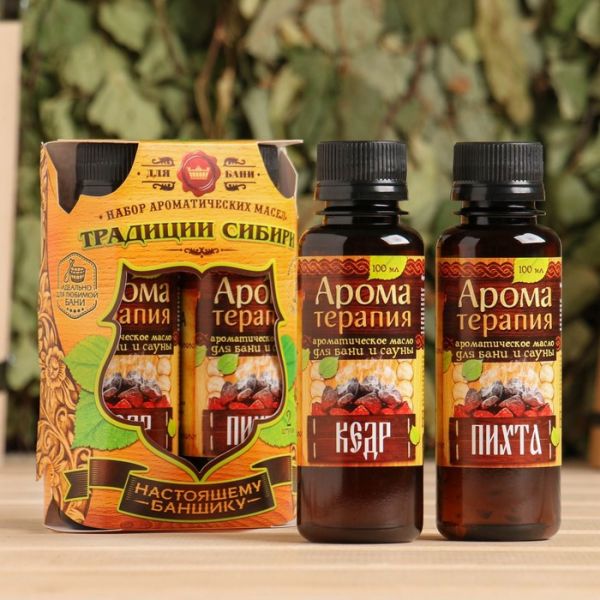 Набор "Традиции Сибири": 2 ароматизатора 100мл Набор "Традиции Сибири": 2 ароматизатора 100мл