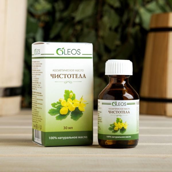 Косметическое масло "Чистотел" 30 мл Oleos Косметическое масло "Чистотел" 30 мл Oleos