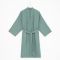 Халат вафельный женский удлинённый Этель "Boho" размер 54-56, цвет мятный, 100% хлопок, 290 г/м2