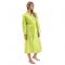 Халат вафельный женский удлинённый Экономь и Я размер 50-52, цвет салатовый, 100% хлопок, 200г/м2