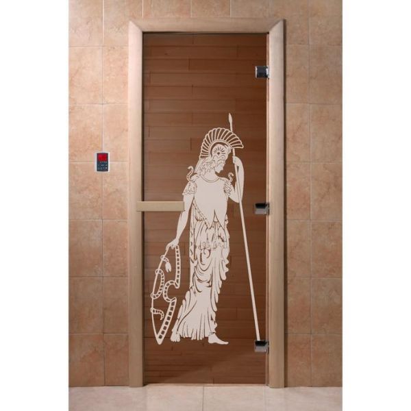 Дверь «Рим», размер коробки 190 ? 70 см, левая, цвет бронза