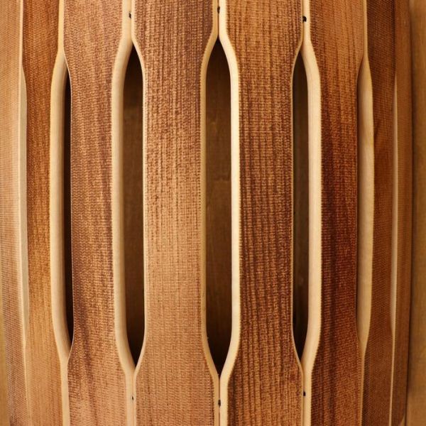 Абажур деревянный "Добрыня", угловой, 29,5х23х16 см